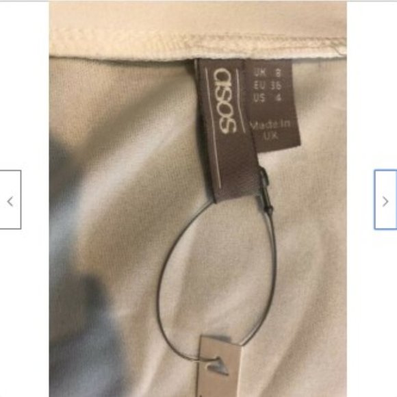 Asos Womens Shirt Dress Long-Sleeve Above Knee 4 - Picture 16 of 16